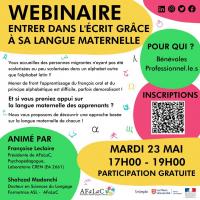 webinaire entrer écrit